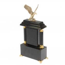 Каминные часы из лазурита "Орёл"