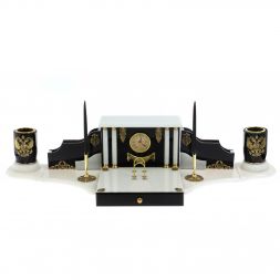 Набор из обсидиана и мрамора "Губернатор"