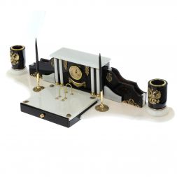 Набор из обсидиана и мрамора "Губернатор"