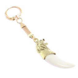 Брелок &amp;quot;Клык волчий зуб&amp;quot; цвет бронза