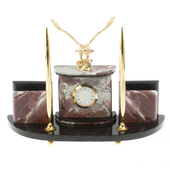 Письменный набор &amp;quot;Горный орел&amp;quot; бронза креноид 127313