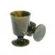 Набор рюмок на ножке 2 шт из нефрита 5х5х7,5 см 129316