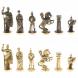 Шахматы &amp;quot;Римские&amp;quot; из бронзы и змеевика 44х44 см 129658