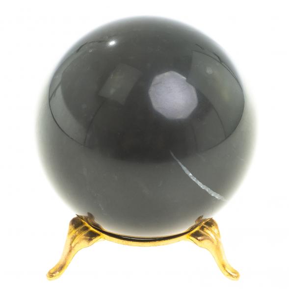 Шар из черного мрамора 7 см 123586