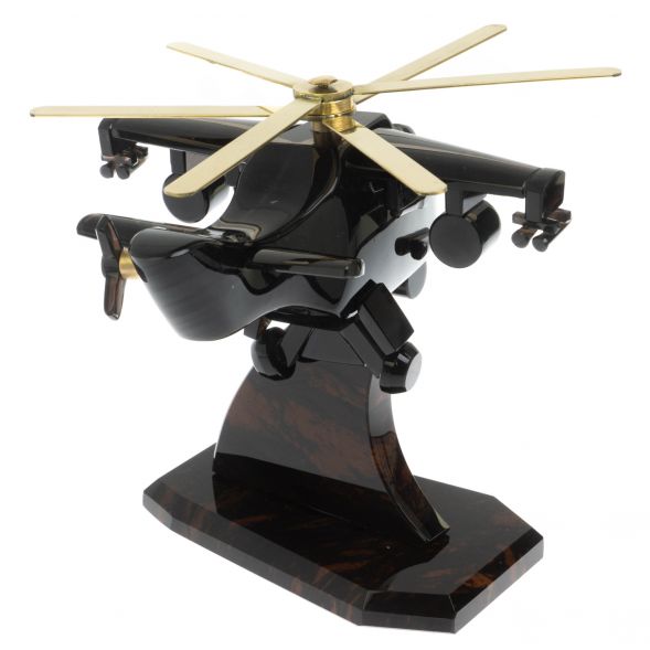 Сувенир &amp;quot;Вертолет аллигатор КА - 52&amp;quot; из обсидиана 128713