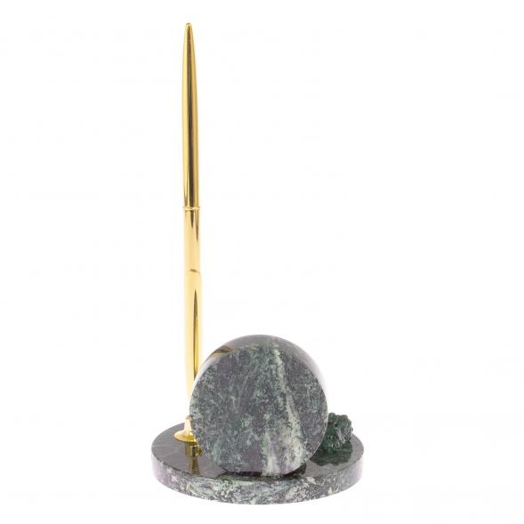 Часы с ручкой змеевик, малахит, лазурит 125094