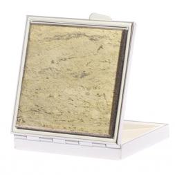 Таблетница на 4 отделения из пирита цвет серебро