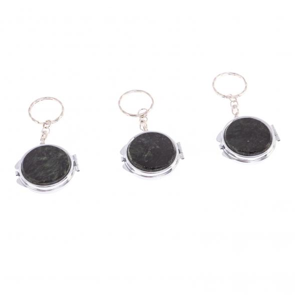 Складное зеркало брелок актиновит круглое 126621