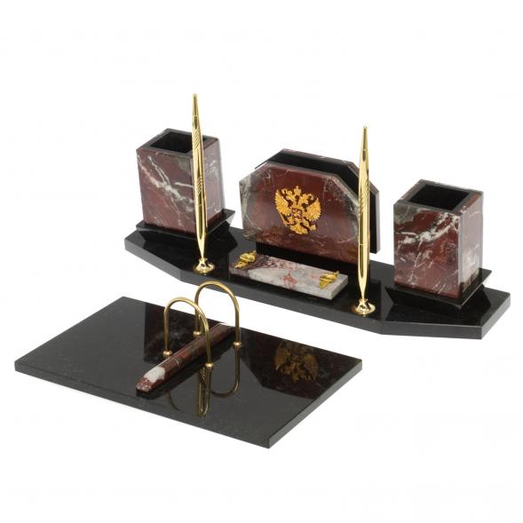 Настольный набор &amp;quot;Герб России&amp;quot; из креноида 126998