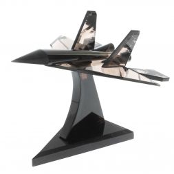 Сувенир &amp;quot;Самолет СУ - 57&amp;quot; из черного обсидиана