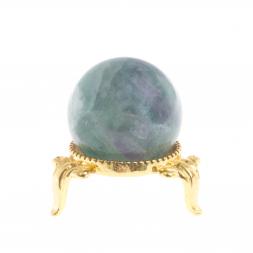 Шар из зеленого флюорита 3 см