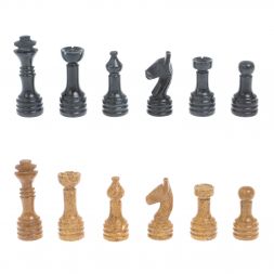 Шахматы &amp;quot;Шах и мат&amp;quot; из мрамора и ракушечника доска 25х25 см (6)