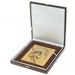 Икона "Владимирская Божья Матерь" 31,5х27,5х2 см Златоуст