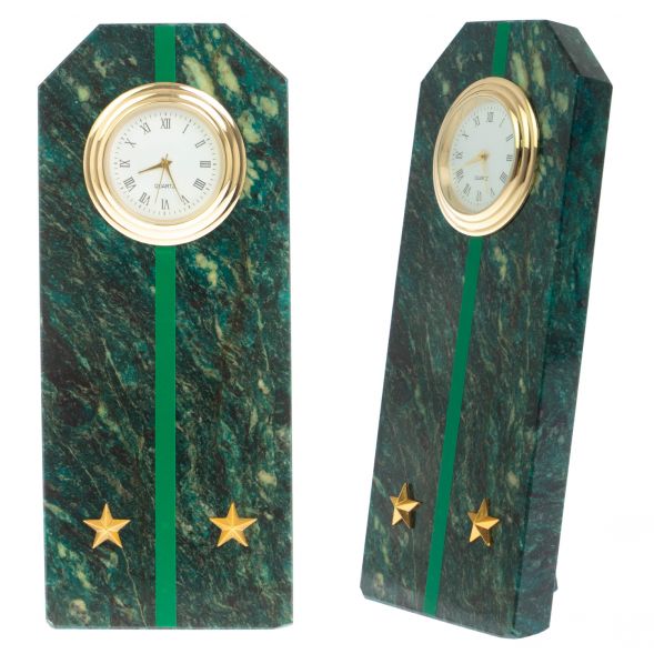Часы-погон &amp;quot;Лейтенант прокуратуры РФ&amp;quot; камень змеевик 129162