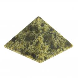 Пирамида 2,5х2,5х2,5 см камень змеевик