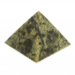 Пирамида 3х3х3 см камень змеевик