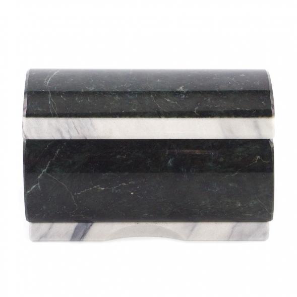 Шкатулка змеевик мрамор 10х6х5,5 см 119769