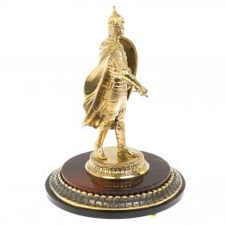 Cтатуэтка &amp;quot;Александр Невский&amp;quot; из бронзы и яшмы