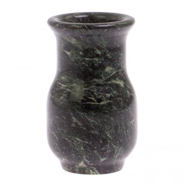 Ваза из змеевика 7х7х11,5 см 125321