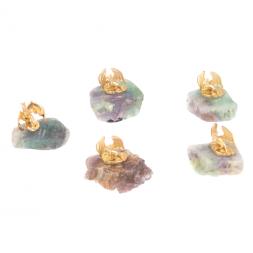 Сувенир из флюорита &amp;quot;Дракончик на монетах&amp;quot;