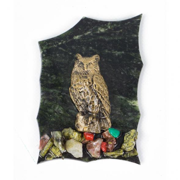 Магнит &amp;quot;Филин&amp;quot; змеевик 118004