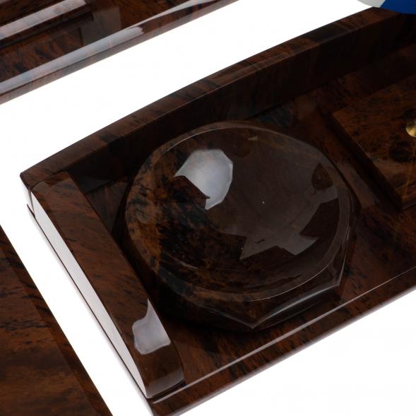 Письменный набор &amp;quot;Премиум&amp;quot; камень обсидиан 121966