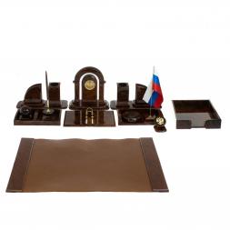 Письменный набор &amp;quot;Премиум&amp;quot; камень обсидиан