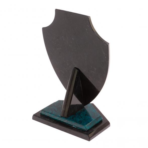 Часы из шабровского змеевика &amp;quot;Щит&amp;quot; большой 126772