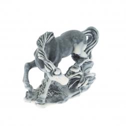 Сувенирная статуэтка " Конь резвится" из мрамолита