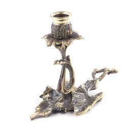 Подсвечник металлический из бронзы &amp;quot;Лоза&amp;quot;