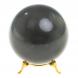 Шар из черного мрамора 8,5 см 123592