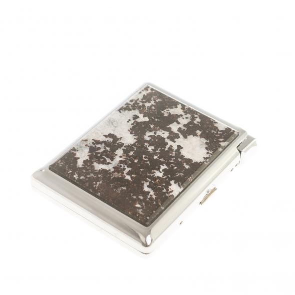 Портсигар на 20 сигарет с зажигалкой камень флогопит 124211