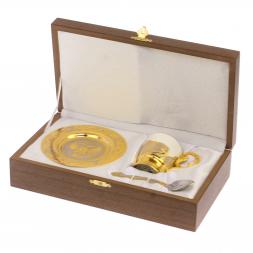 Кофейный набор "Герб РФ" 80 мл Златоуст