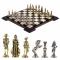 Шахматы "Отечественная война 1812 г." доска 40х40 см обсидиан оникс