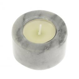Свеча круглая их мрамора 6х6х3 см