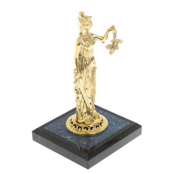 Статуэтка &amp;quot;Фемида&amp;quot;  на подставке из лазурита 129524