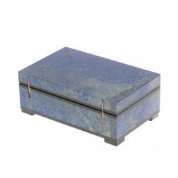 Шкатулка из афганского лазурита 12х8х4,5 см