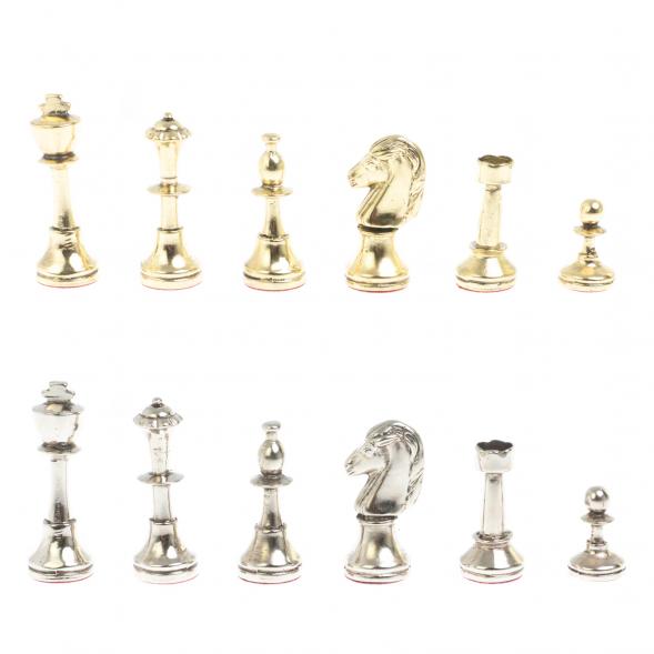 Шахматы подарочные &amp;quot;Стаунтон&amp;quot; доска 36х36 см / серый мрамор 127953