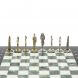 Настольные шахматы &amp;quot;Египет&amp;quot; доска 32х32 см из мрамора и змеевика 127724