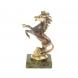 Статуэтка &amp;quot;Конь на дыбах&amp;quot; бронза змеевик 129914