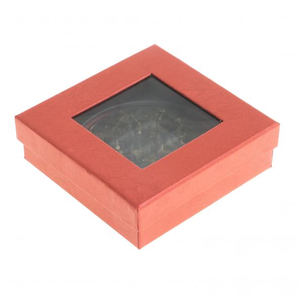 Зеркало круглое из камня лабрадор цвет серебро 122779