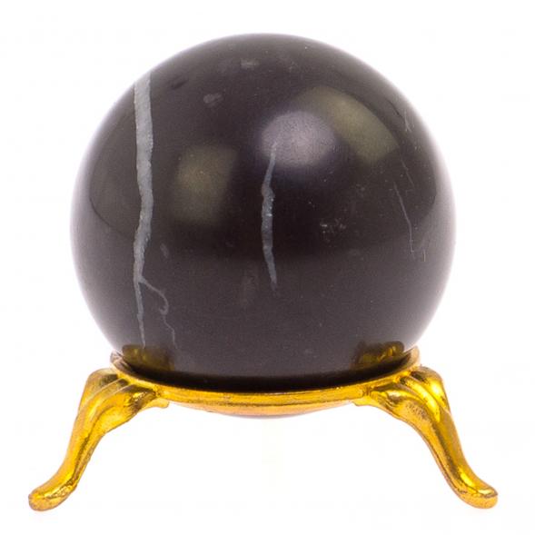 Шар из черного мрамора 5 см 125570