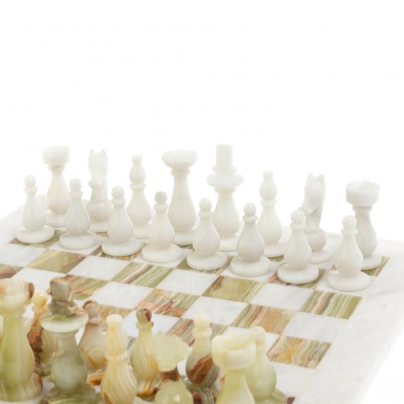 Шахматы из оникса &amp;quot;Стандарт&amp;quot; доска 30х30 см люкс оникс мрамор 127325