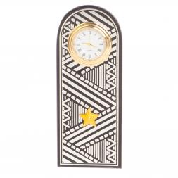 Часы &amp;quot;Погон генерал&amp;quot; цвет серебро камень змеевик овал