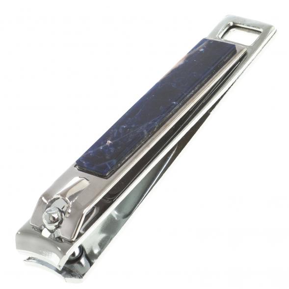 Кусачки для ногтей с камнем содалит 123857