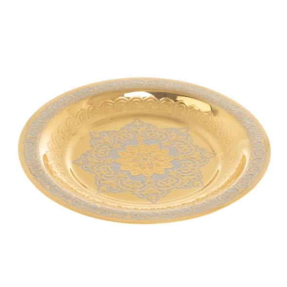 Водочный набор &amp;quot;На посошок&amp;quot; рюмка с тарелкой 40 мл Златоуст 127404