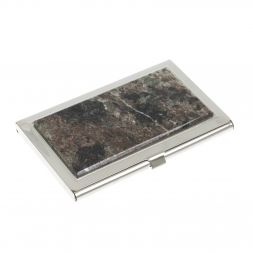 Карманная визитница из камня сфенит