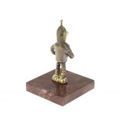 Статуэтка &amp;quot;Робот Бендер&amp;quot; из бронзы и лемезита