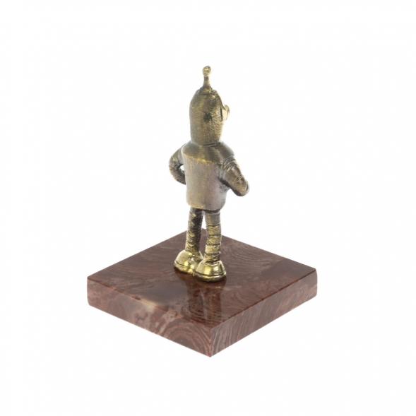 Статуэтка &amp;quot;Робот Бендер&amp;quot; из бронзы и лемезита 128797