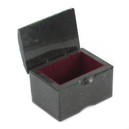 Шкатулка "Сундучок" змеевик рисунок рассвет 10х6,5х6,5 см